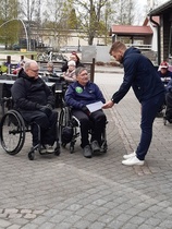 Kaupunki palkitsi Matti Kingelinin viime vuoden SM saavutuksista bocciassa. Yhdistys onnitteli hänen pariaan Raimo Nevasta