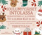 Joulumyyjäiset Intolassa 5.12.2024 klo 11-14