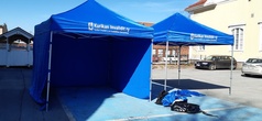 Yhdistys vuokraa kahta 3m X 3m pop-up telttaa kesän juhliin. Varaukset Raimo Mäkelä puh. 040 036 3913 Yhdistys vuokraa kahta 3m X 3m pop-up telttaa kesän juhliin. Varaukset Raimo Mäkelä puh. 040 036 3913